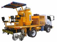 PINTA RAYAS SOBRE CAMION